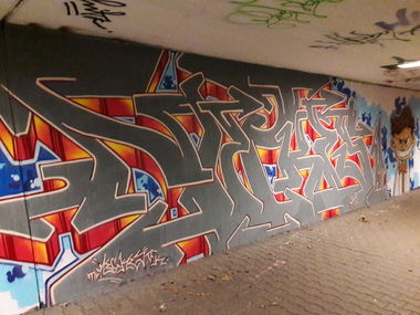 Graffiti Wall - Photo by Meckes - Meckes, tfk, limburg
