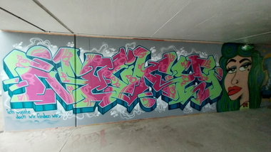 Graffiti Wall - Photo by Meckes - Toyfelzkerle, toyfelzgirl, limburg