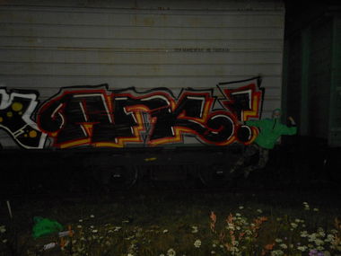 Graffiti Train - Photo by MegaFone