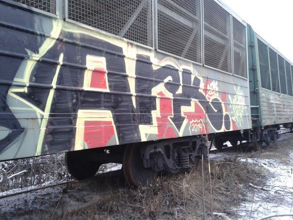 Graffiti Train - Photo by MegaFone