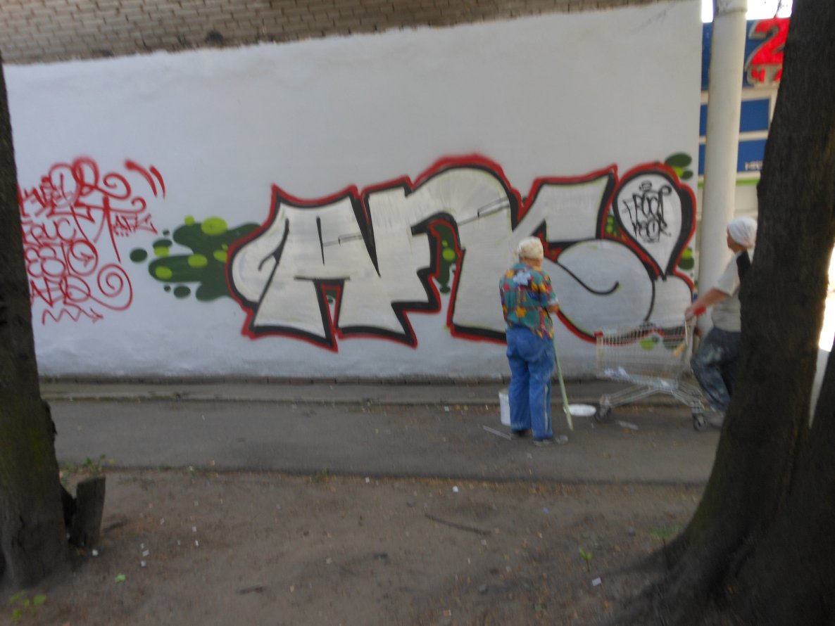 Graffiti Bombing - Photo by MegaFone