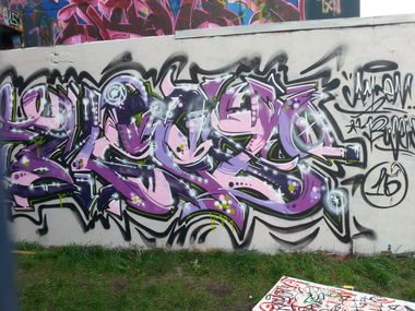 Graffiti Wall - Photo by Megacube