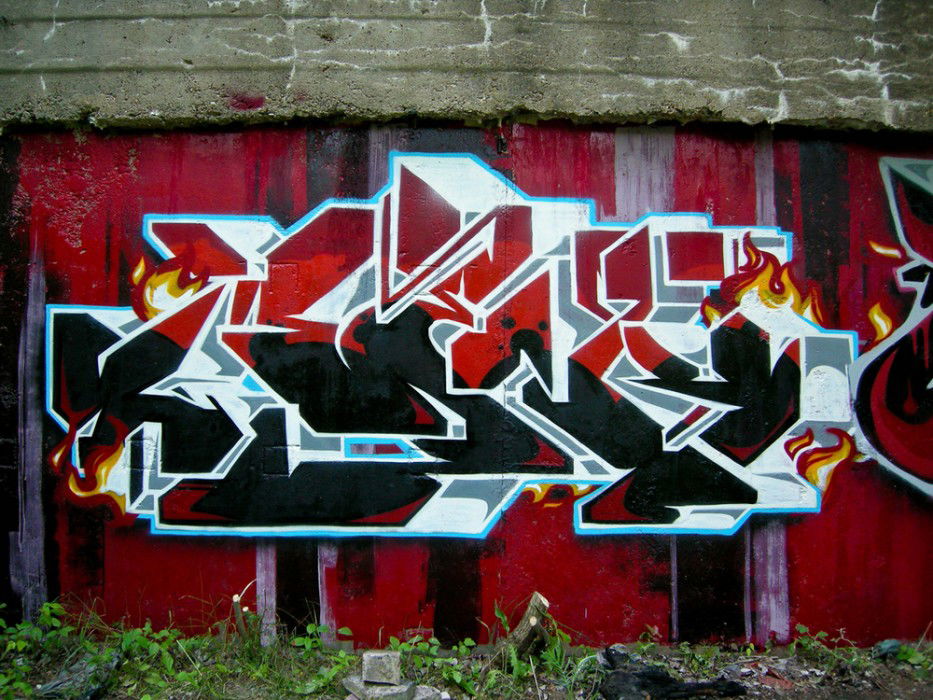 Graffiti Wall in Ufa - Photo by Mek