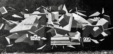 Graffiti Wall in Ufa - Photo by Mek