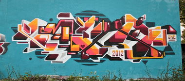 Graffiti Wall in Ufa - Photo by Mek