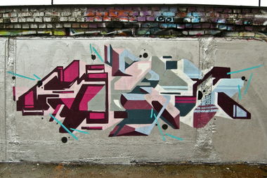 Graffiti Wall in Ufa - Photo by Mek