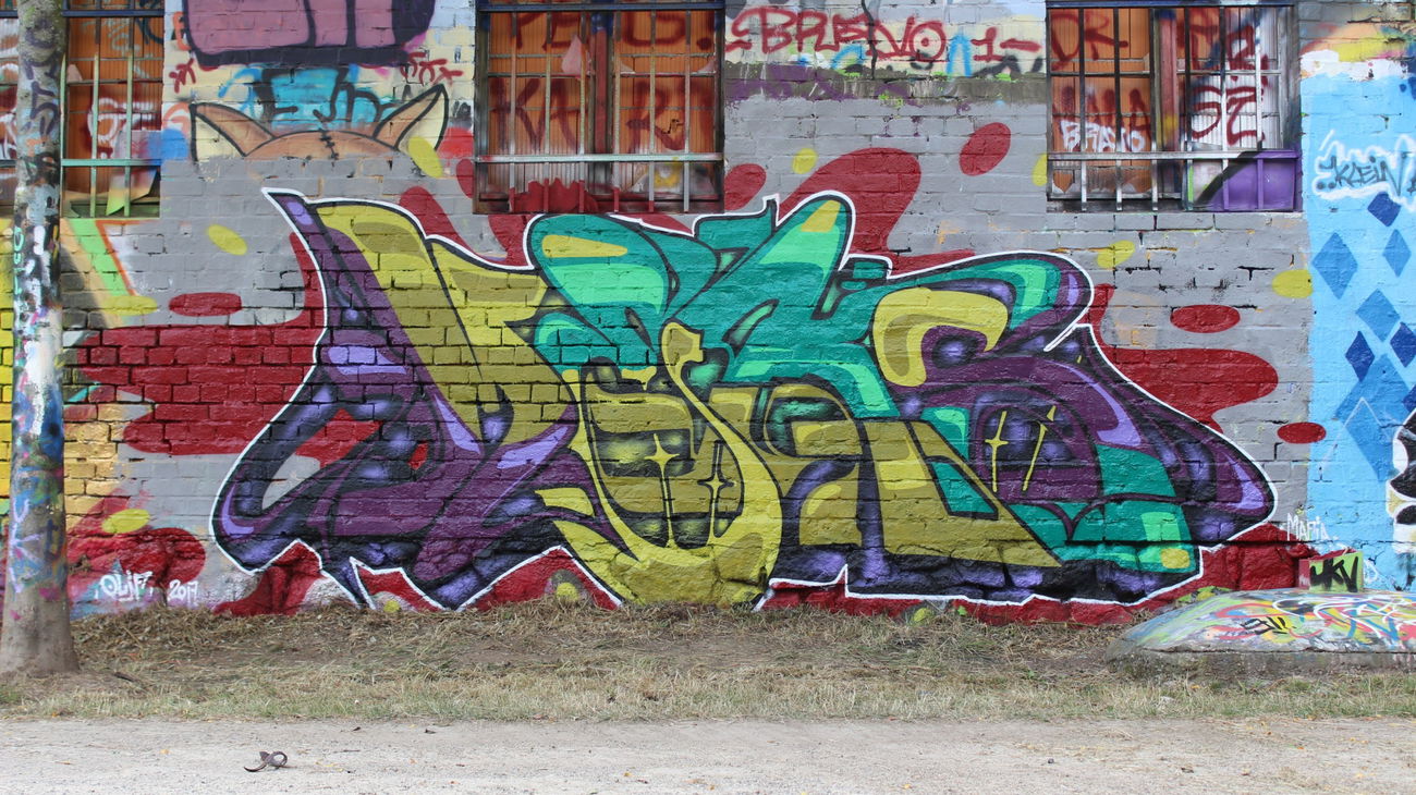 Graffiti Wall - Photo by Meks1 - meks, leipzig