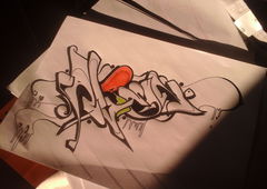 Graffiti Wall - Photo by Meks1 - meks, leipzig (2017)