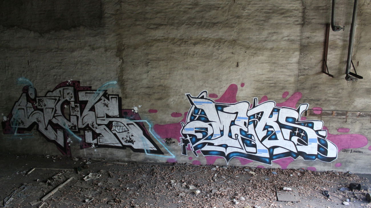 Graffiti Wall - Photo by Meks1 - liks, meks, leipzig (2017)