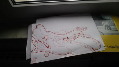 Graffiti Sketch - Photo by Meks1 - Meks, sketch, acab (2017)