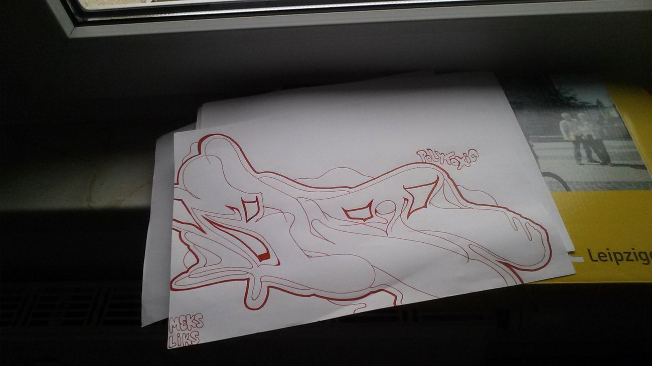 Graffiti Sketch - Photo by Meks1 - Meks, sketch, acab (2017)