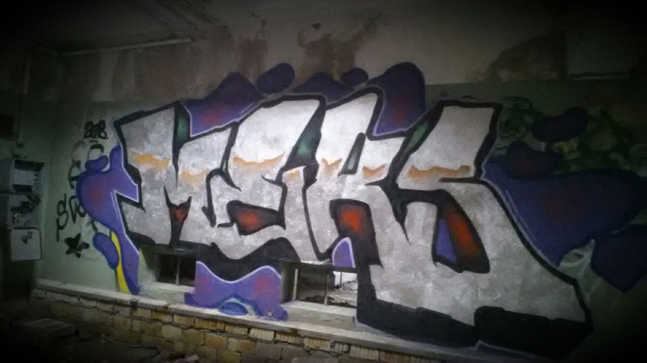 Graffiti Wall - Photo by Meks1 - Meks.leipzig., abriss, ..2018