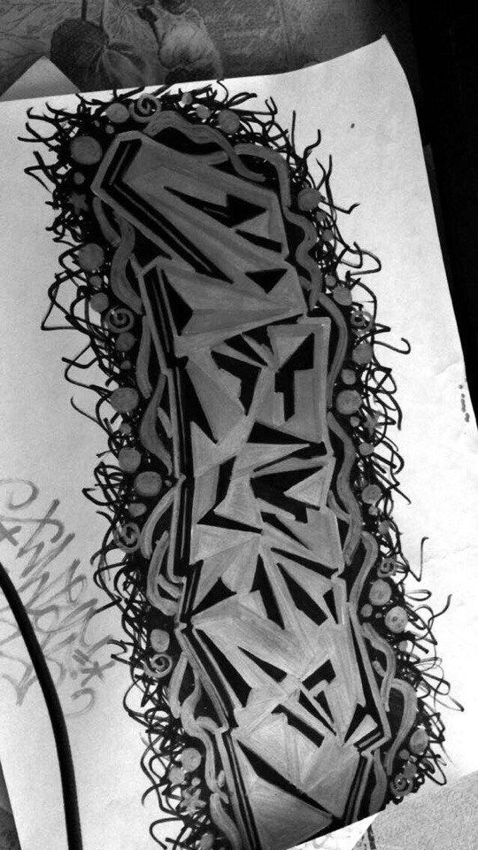 Graffiti Sketch - Photo by Melanholy