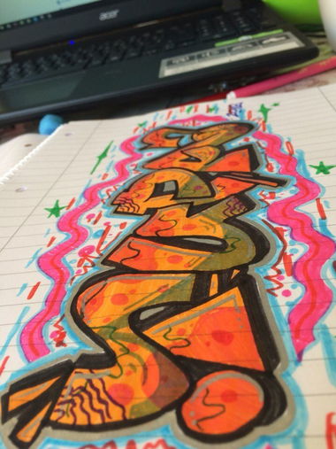 Graffiti Sketch - Photo by Melanholy