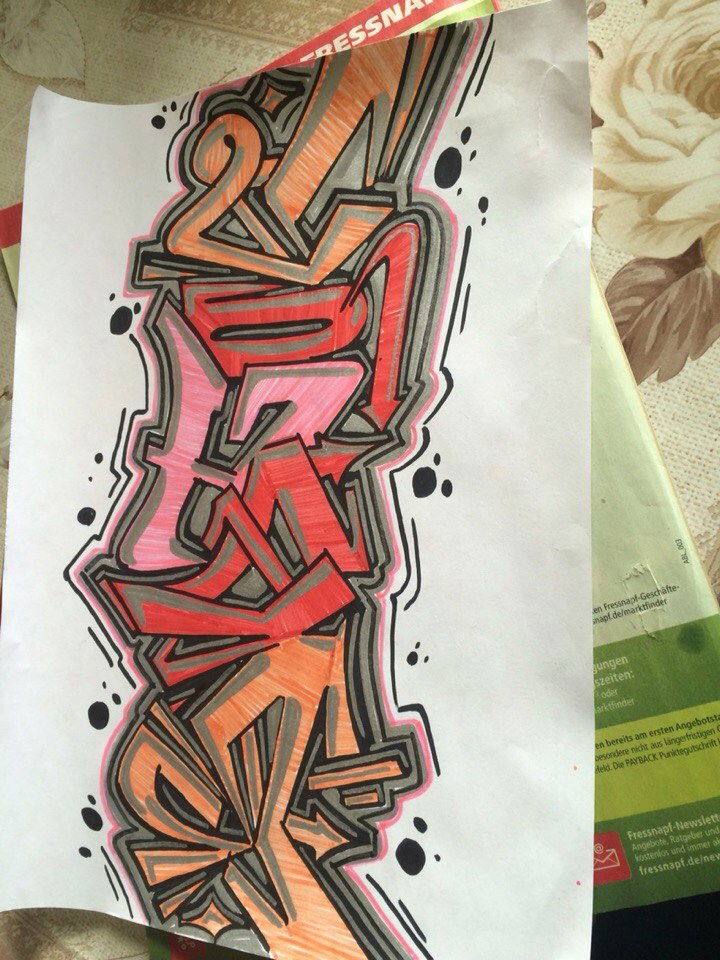 Graffiti Sketch - Photo by Melanholy