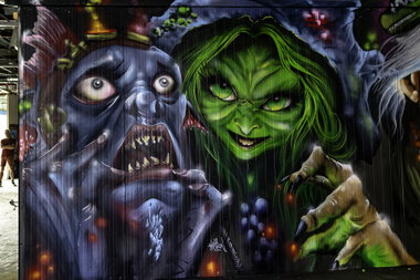Graffiti Wall in Roermond - Photo by MelvanHelden - theron, artlane203, roermond (2026)