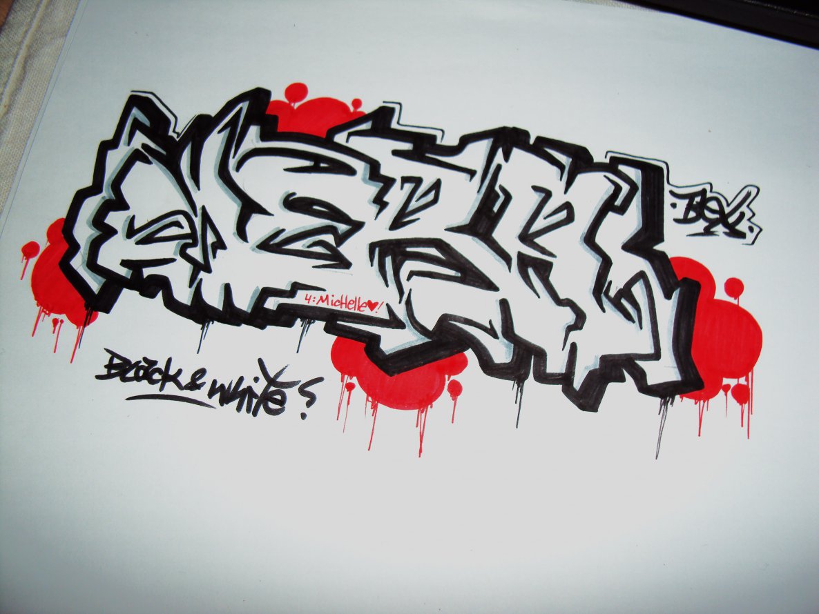 Graffiti Sketch - Photo by MeraOne - mera, 219, Bek (2013)