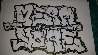 Graffiti Sketch - Photo by MeraOne - mera, oms, 219 (2013)