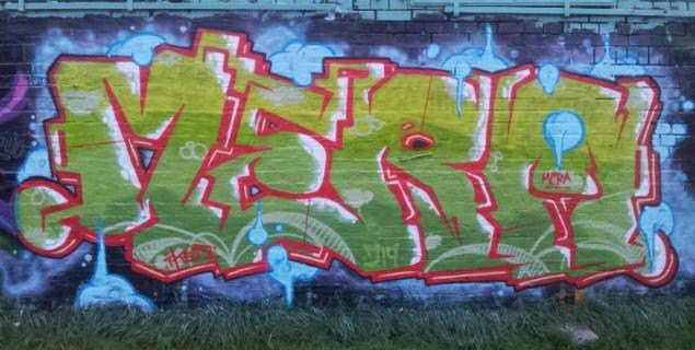 Graffiti Wall - Photo by MeraOne - mera, ikea, omak (2013)