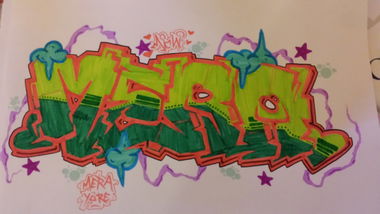 Graffiti Sketch - Photo by MeraOne - mera, 219 (2013)