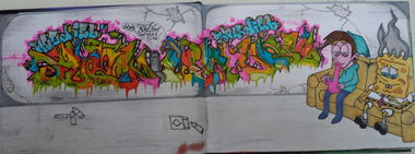 Graffiti Sketch - Photo by MeraOne - mera, stoned, dicht (2011)