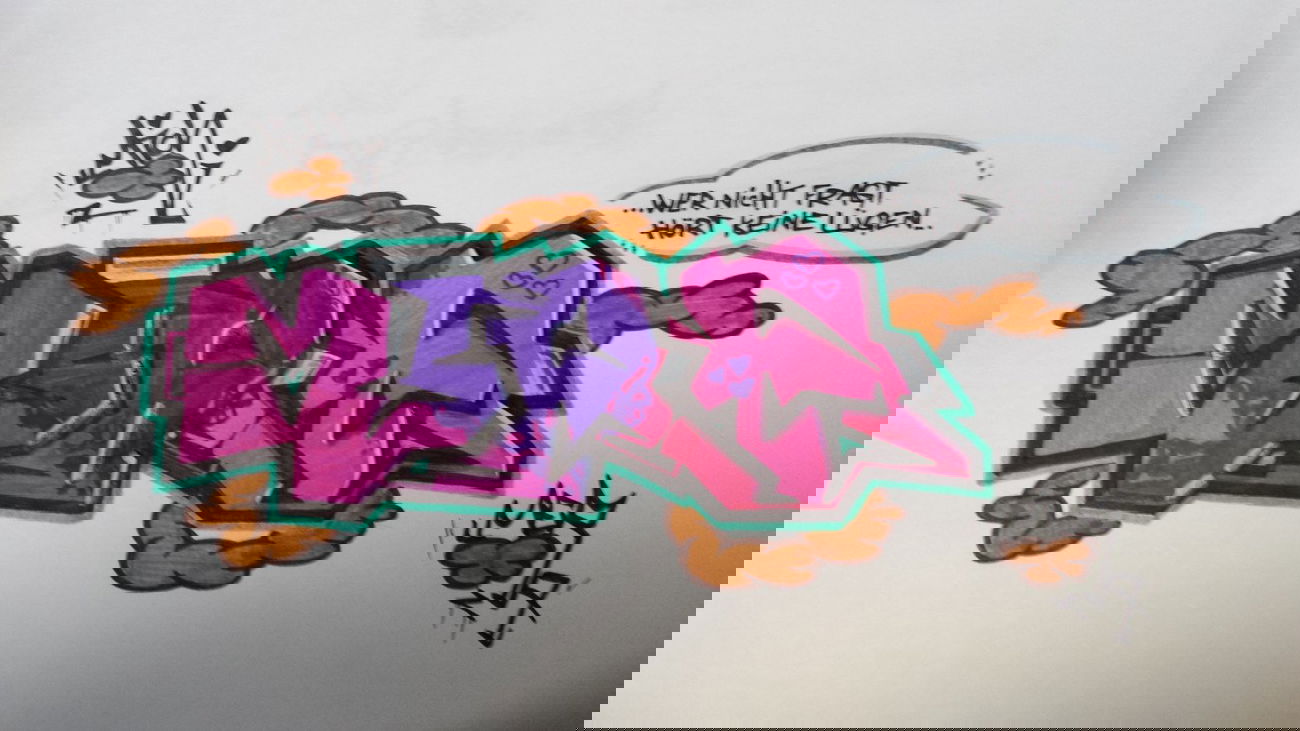 Graffiti Sketch - Photo by MeraOne - mera, oms, 219 (2014)