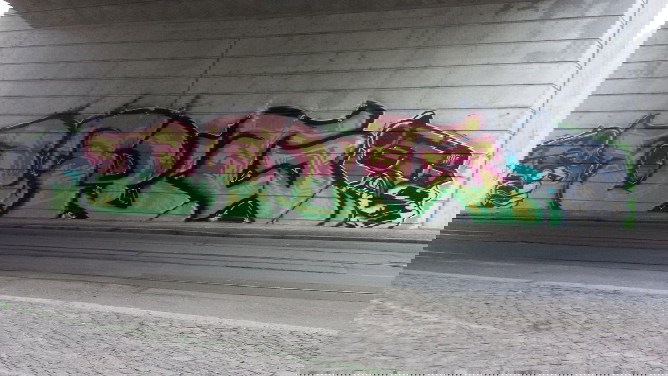 Graffiti Wall - Photo by MeraOne - org, leipzig (2014)