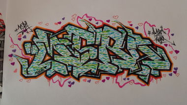 Graffiti Sketch - Photo by MeraOne - mera, oms, 219 (2014)