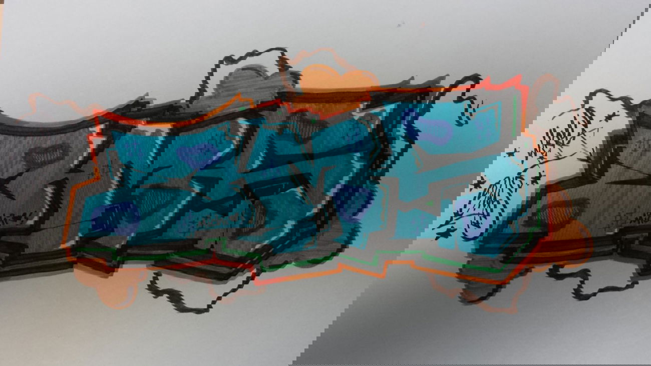 Graffiti Sketch - Photo by MeraOne - oms, mera (2014)