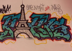 Graffiti Sketch - Photo by MeraOne - paris, battle, mera (2014)