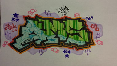 Graffiti Sketch - Photo by MeraOne - mera, oms (2014)