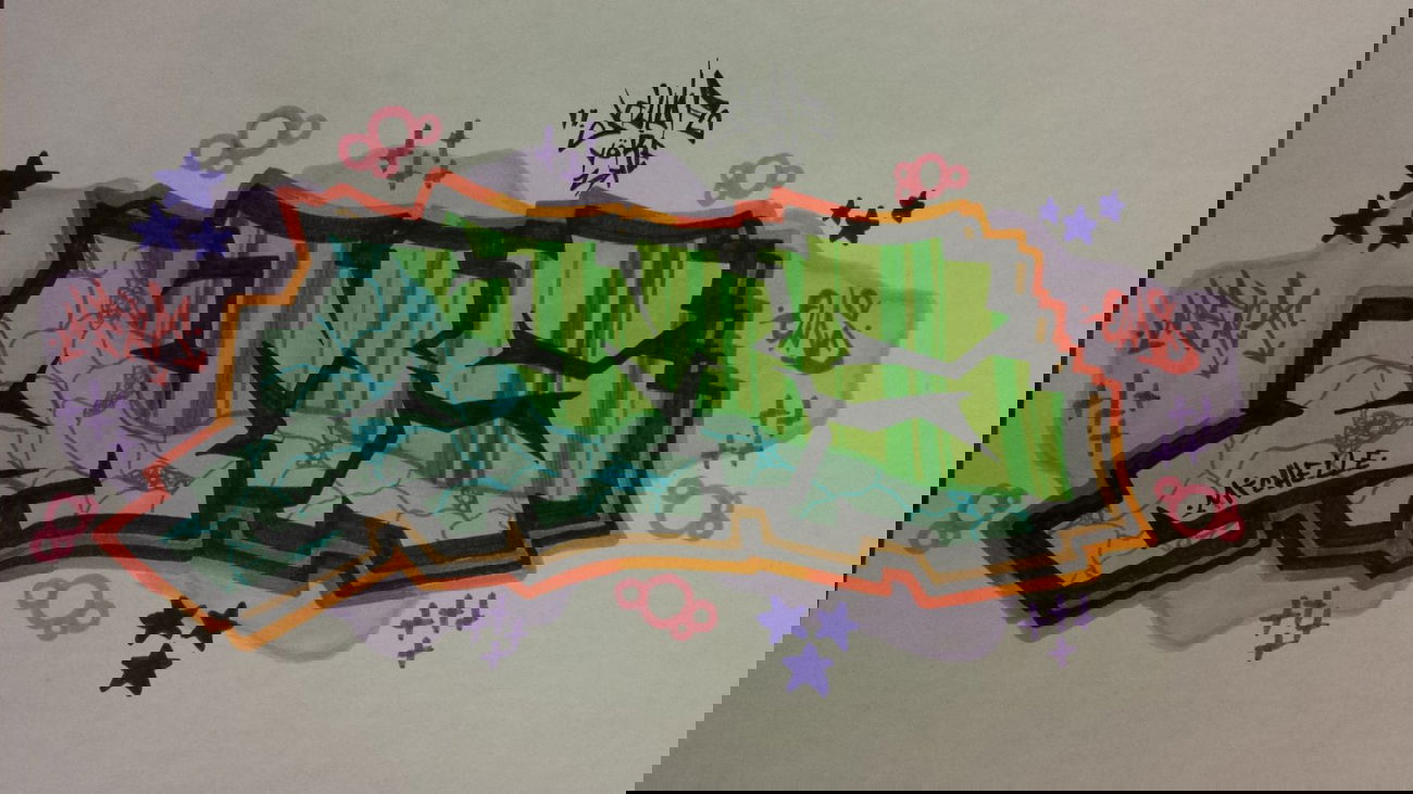 Graffiti Sketch - Photo by MeraOne - mera, oms (2014)