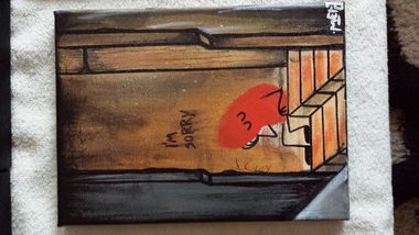 Graffiti Sketch - Photo by MeraOne - canvas, i'm, sorry (2013)