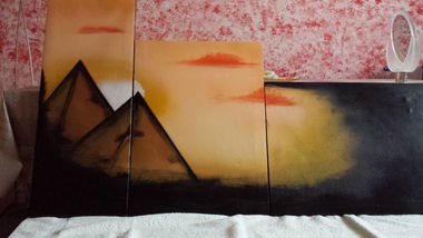 Graffiti Artwork - Photo by MeraOne - canvas, 3teilig, leinwand (2014)