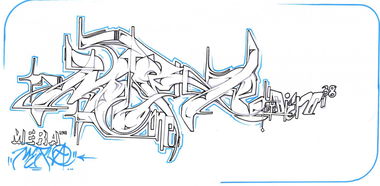 Graffiti Sketch - Photo by MeraOne - dieno, 38, dieno