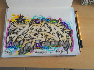 Graffiti Sketch - Photo by MeraOne - dabs, rto, mera (2013)