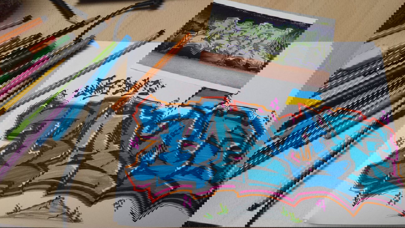 Graffiti Sketch - Photo by MeraOne - mera, mer, exchange (2014)