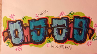 Graffiti Sketch - Photo by MeraOne - fast, sketch, oms (2014)