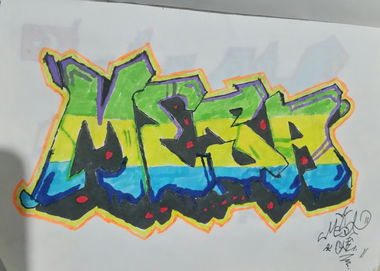 Graffiti Sketch in Turkey - Photo by Mesa - Mesa, Mesagraffiti, Graffiti (2013)