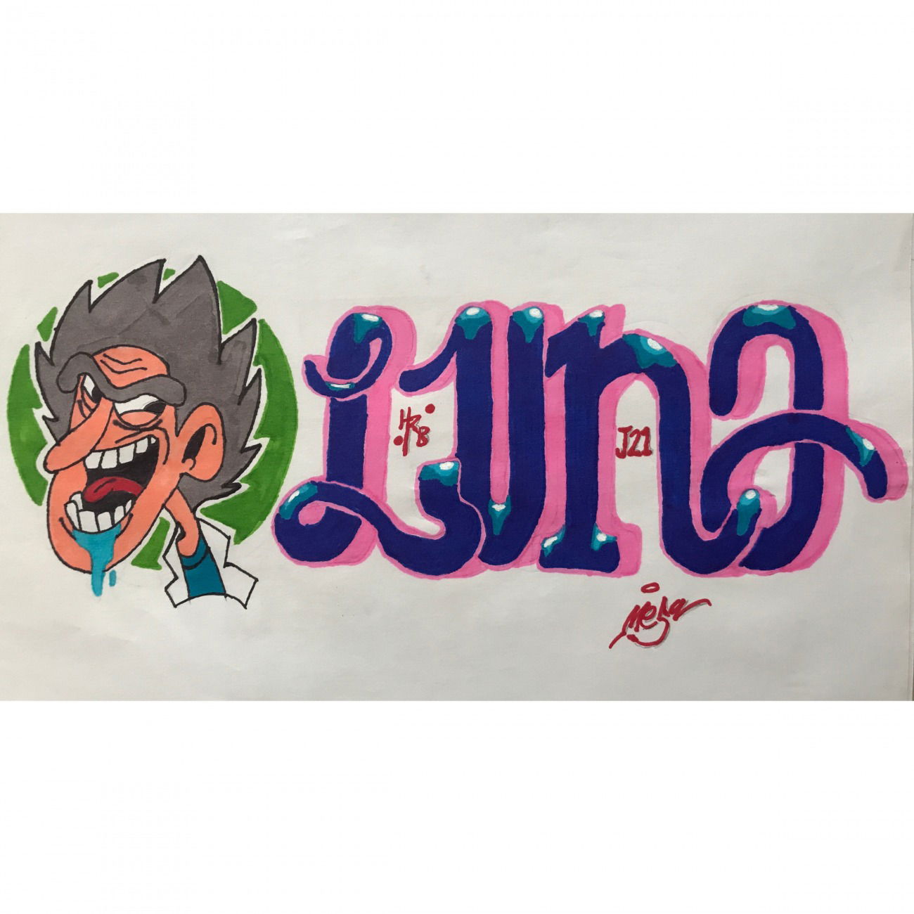 Graffiti Sketch in Turkey - Photo by Mesa - mesa, mesagraffiti, türkiye (2021)