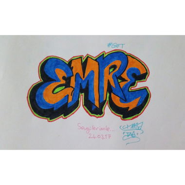 Graffiti Sketch in Turkey - Photo by Mesa - mesa, mesagraffiti, türkiye (2017)