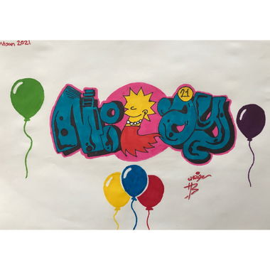 Graffiti Sketch in Turkey - Photo by Mesa - mesa, mesagraffiti, türkiye (2021)