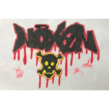 Graffiti Sketch in Turkey - Photo by Mesa - mesa, mesagraffiti, türkiye (2015)