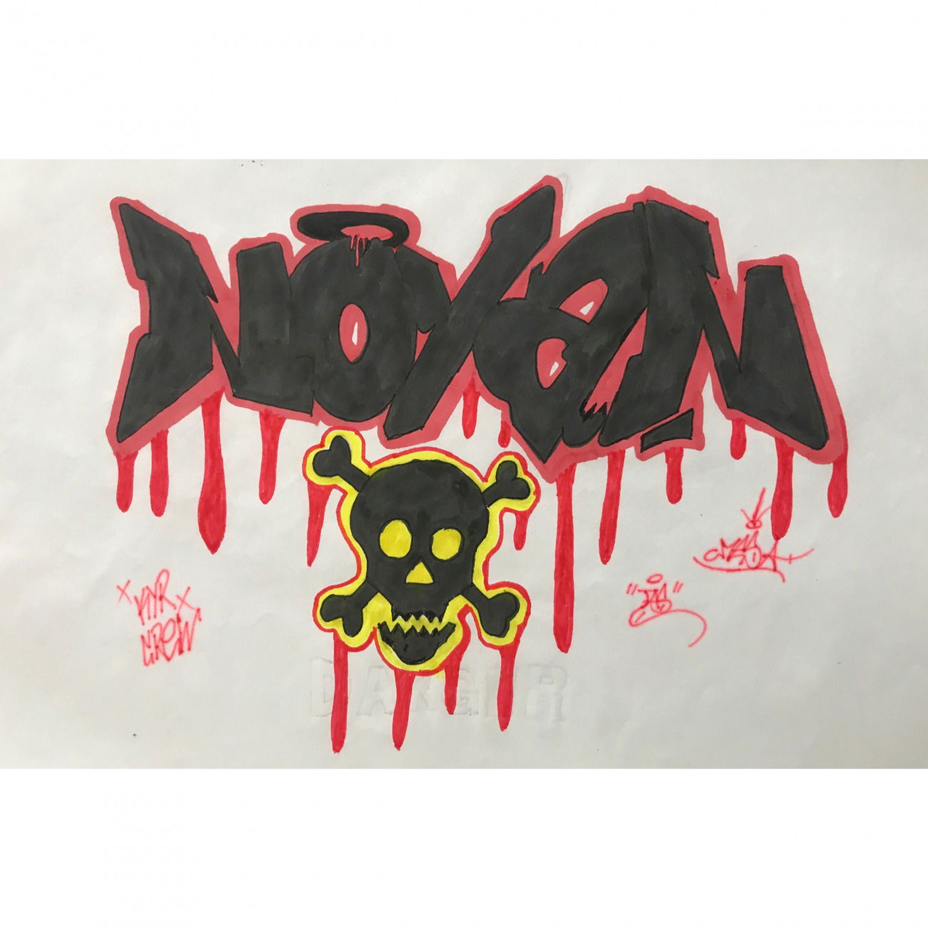 Graffiti Sketch in Turkey - Photo by Mesa - mesa, mesagraffiti, türkiye (2015)