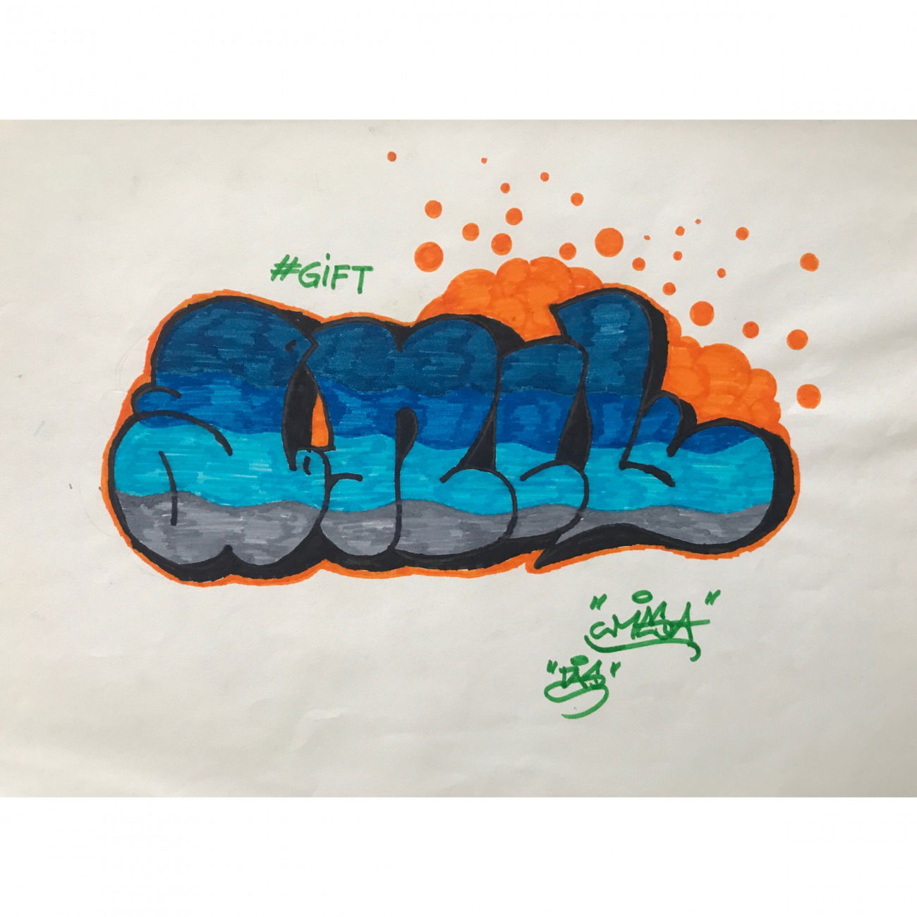 Graffiti Sketch in Turkey - Photo by Mesa - mesa, mesagraffiti, türkiye (2017)