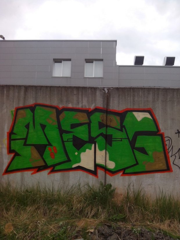 Graffiti Wall in Navapolatsk - Photo by MeskOne - mesk, mesker, belarus  (2014)