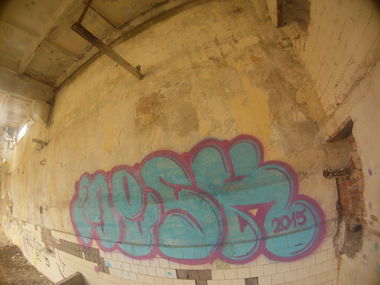 Graffiti Bombing in Полоцк - Photo by MeskOne - mesk, polotsk, belarus (2015)