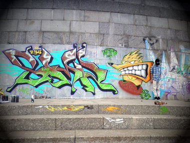 Graffiti Wall in Kyiv - Photo by Metko (2013)