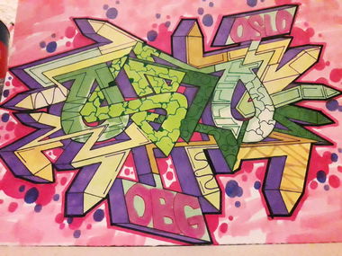 Graffiti Wall - Photo by MettMitZett - OSLO, OldSchoolLOver, OBG