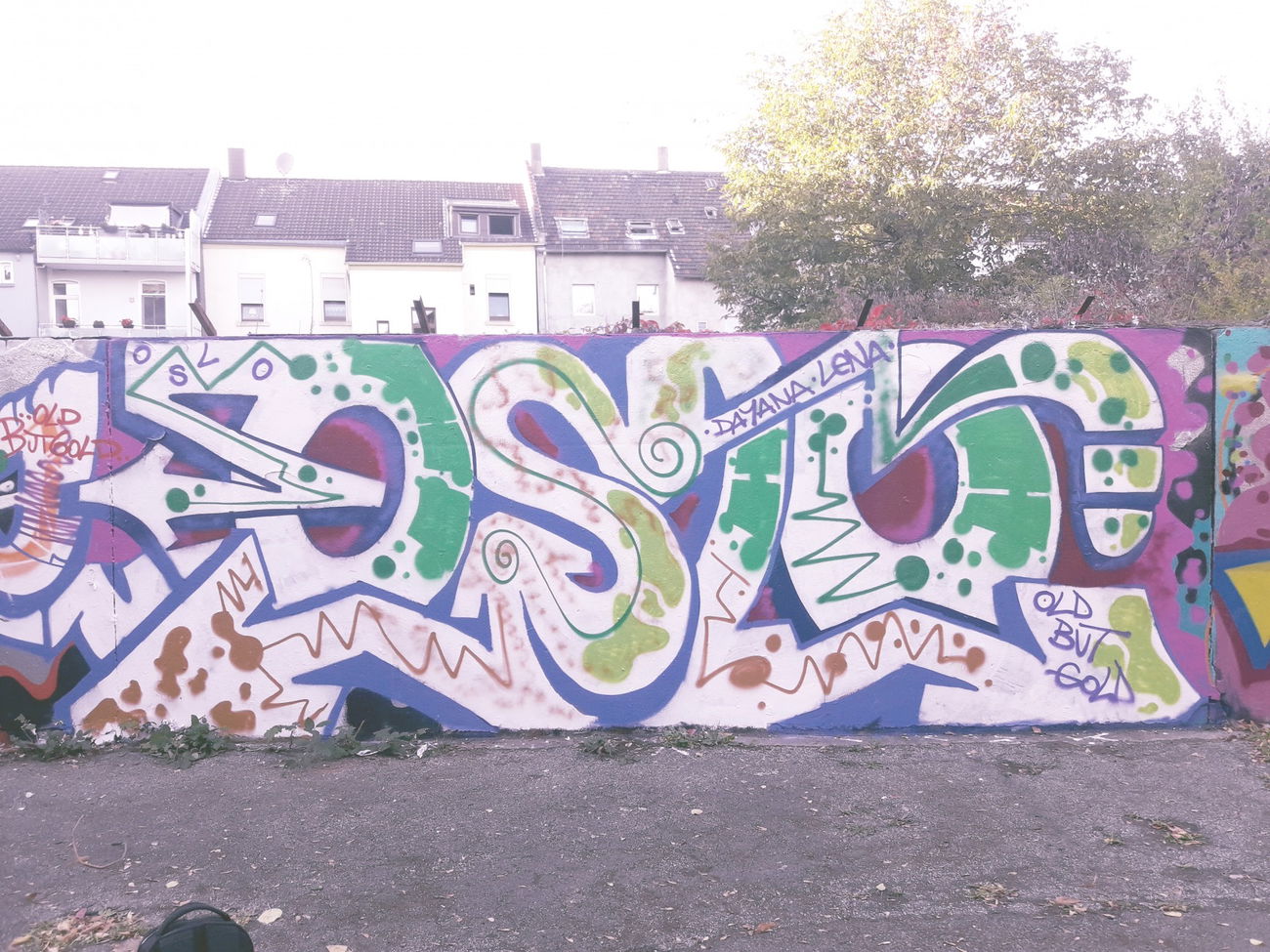 Graffiti Wall - Photo by MettMitZett - OSLO, OldSchoolLOver